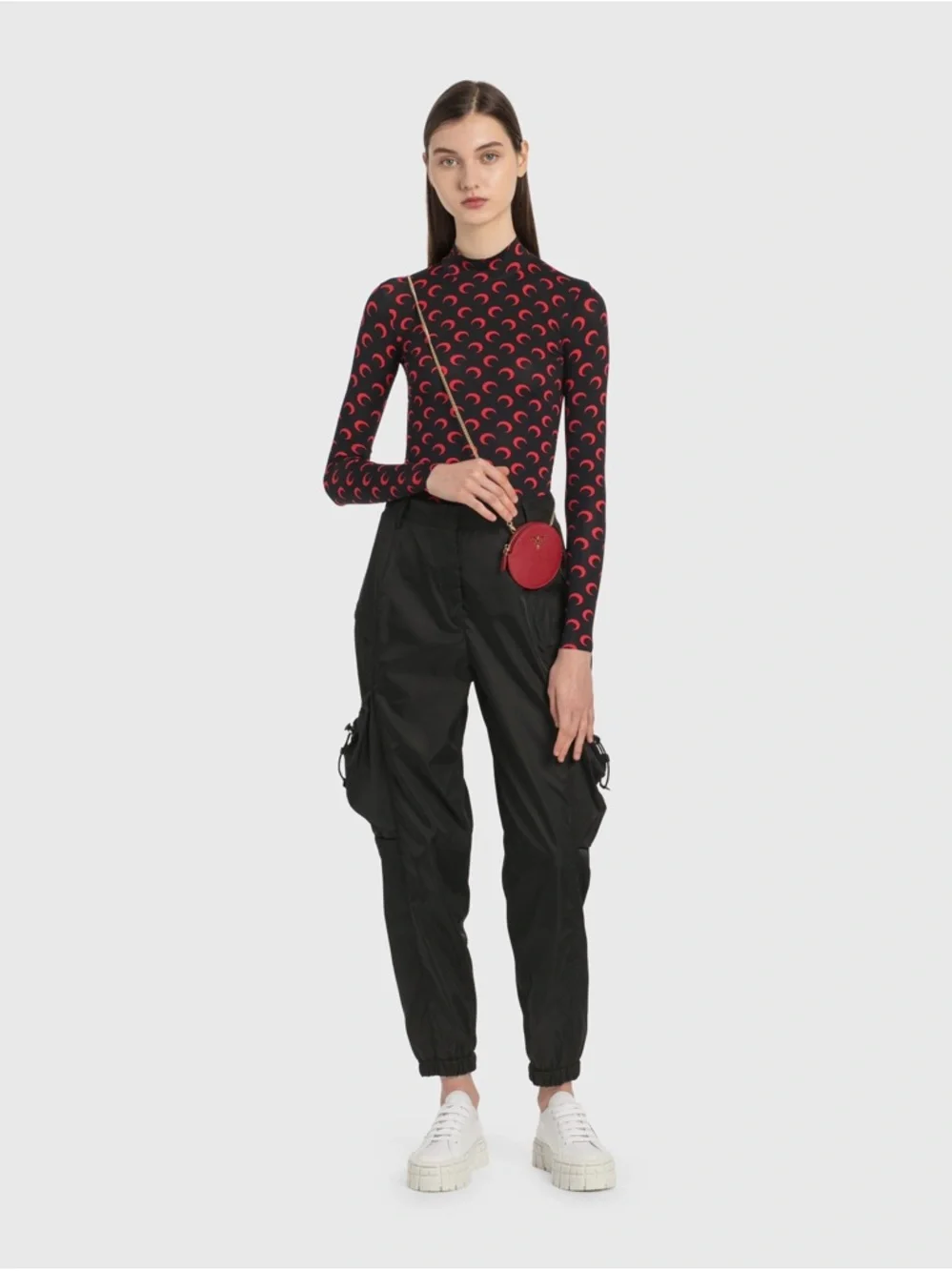 NWT Authentic Prada red coin purse crossbody bag - Picture 2 of 11